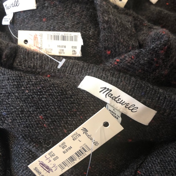 NWT! Madewell Donegal Kent Wool blend cardigan - Picture 5 of 6
